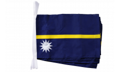 Nauru Bunting Flags - 12 x 18 inch