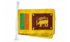 Sri Lanka Bunting Flags - 12 x 18 inch