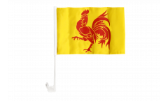 Belgium Wallonia Car Flag - 12 x 16 inch