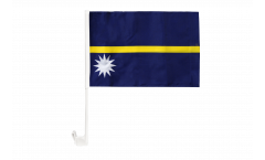 Nauru Car Flag - 12 x 16 inch