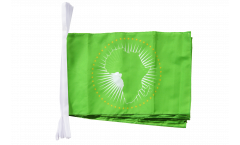 African Union AU Bunting Flags - 12 x 18 inch