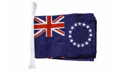 Cook Islands Bunting Flags - 12 x 18 inch
