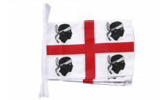 Italy Sardinia Bunting Flags - 12 x 18 inch