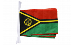 Vanuatu Bunting Flags - 12 x 18 inch