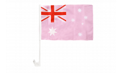 Australia Pink Car Flag - 12 x 16 inch