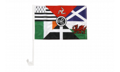Celtic nations Car Flag - 12 x 16 inch