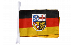 Germany Saarland Bunting Flags - 12 x 18 inch