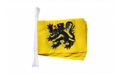 Belgium Flanders Bunting Flags - 5.9 x 8.65 inch