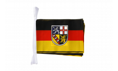 Germany Saarland Bunting Flags - 5.9 x 8.65 inch