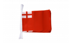 United Kingdom Red Ensign 1620-1707 Bunting Flags - 5.9 x 8.65 inch