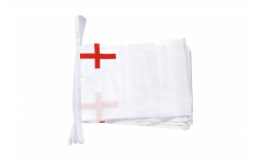 United Kingdom White Ensign 1630-1702 Bunting Flags - 5.9 x 8.65 inch