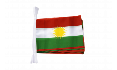 Kurdistan Bunting Flags - 5.9 x 8.65 inch