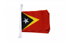 East Timor Bunting Flags - 5.9 x 8.65 inch