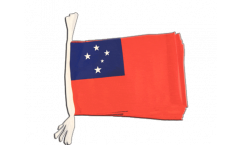 Samoa Bunting Flags - 12 x 18 inch