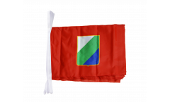 Italy Abruzzi Bunting Flags - 12 x 18 inch