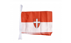 Austria Vienna Bunting Flags - 12 x 18 inch