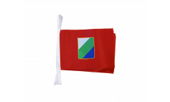 Italy Abruzzi Bunting Flags - 5.9 x 8.65 inch
