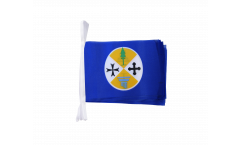 Italy Calabria Bunting Flags - 5.9 x 8.65 inch