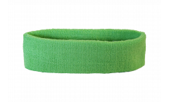 unicolor lime green Headband / sweatband - 6 x 21cm