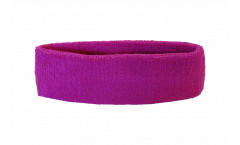 Unicolor Purple Headband / sweatband - 6 x 21cm