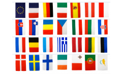 European Union EU 28 states Bunting Flags - 12 x 18 inch