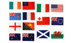 Flag Pack Rugby World Cup 2013 - 60 x 90 cm