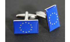 Cufflinks European Union EU Flag - 0.8 x 0.5 inch