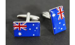 Cufflinks Australia Flag - 0.8 x 0.5 inch