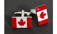 Cufflinks Canada Flag - 0.8 x 0.5 inch