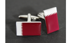 Cufflinks Qatar Flag - 0.8 x 0.5 inch