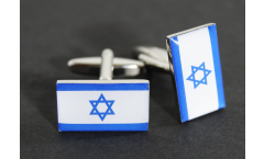 Cufflinks Israel Flag - 0.8 x 0.5 inch
