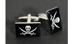 Cufflinks Pirate Flag - 0.8 x 0.5 inch