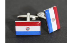 Cufflinks Paraguay Flag - 0.8 x 0.5 inch