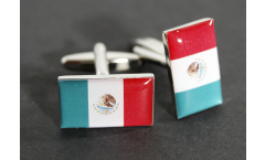 Cufflinks Mexico Flag - 0.8 x 0.5 inch