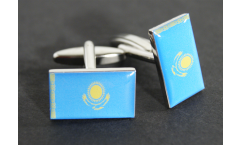 Cufflinks Kazakhstan Flag - 0.8 x 0.5 inch