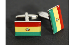 Cufflinks Bolivia Flag - 0.8 x 0.5 inch