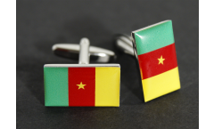 Cufflinks Cameroon Flag - 0.8 x 0.5 inch
