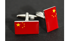 Cufflinks China Flag - 0.8 x 0.5 inch