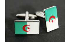 Cufflinks Algeria Flag - 0.8 x 0.5 inch