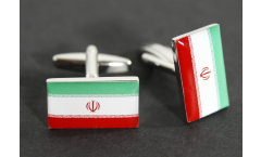 Cufflinks Iran Flag - 0.8 x 0.5 inch