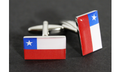 Cufflinks Chile Flag - 0.8 x 0.5 inch