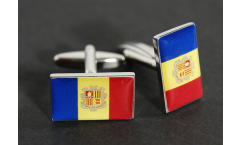 Cufflinks Andorra Flag - 0.8 x 0.5 inch