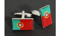 Cufflinks Portugal Flag - 0.8 x 0.5 inch