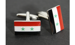 Cufflinks Syria Flag - 0.8 x 0.5 inch