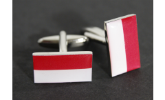 Cufflinks Monaco Flag - 0.8 x 0.5 inch