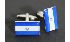 Cufflinks El Salvador Flag - 0.8 x 0.5 inch