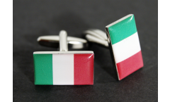 Cufflinks Italy Flag - 0.8 x 0.5 inch
