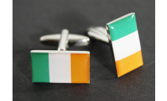 Cufflinks Ireland Flag - 0.8 x 0.5 inch