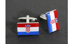 Cufflinks Croatia Flag - 0.8 x 0.5 inch