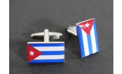 Cufflinks Cuba Flag - 0.8 x 0.5 inch